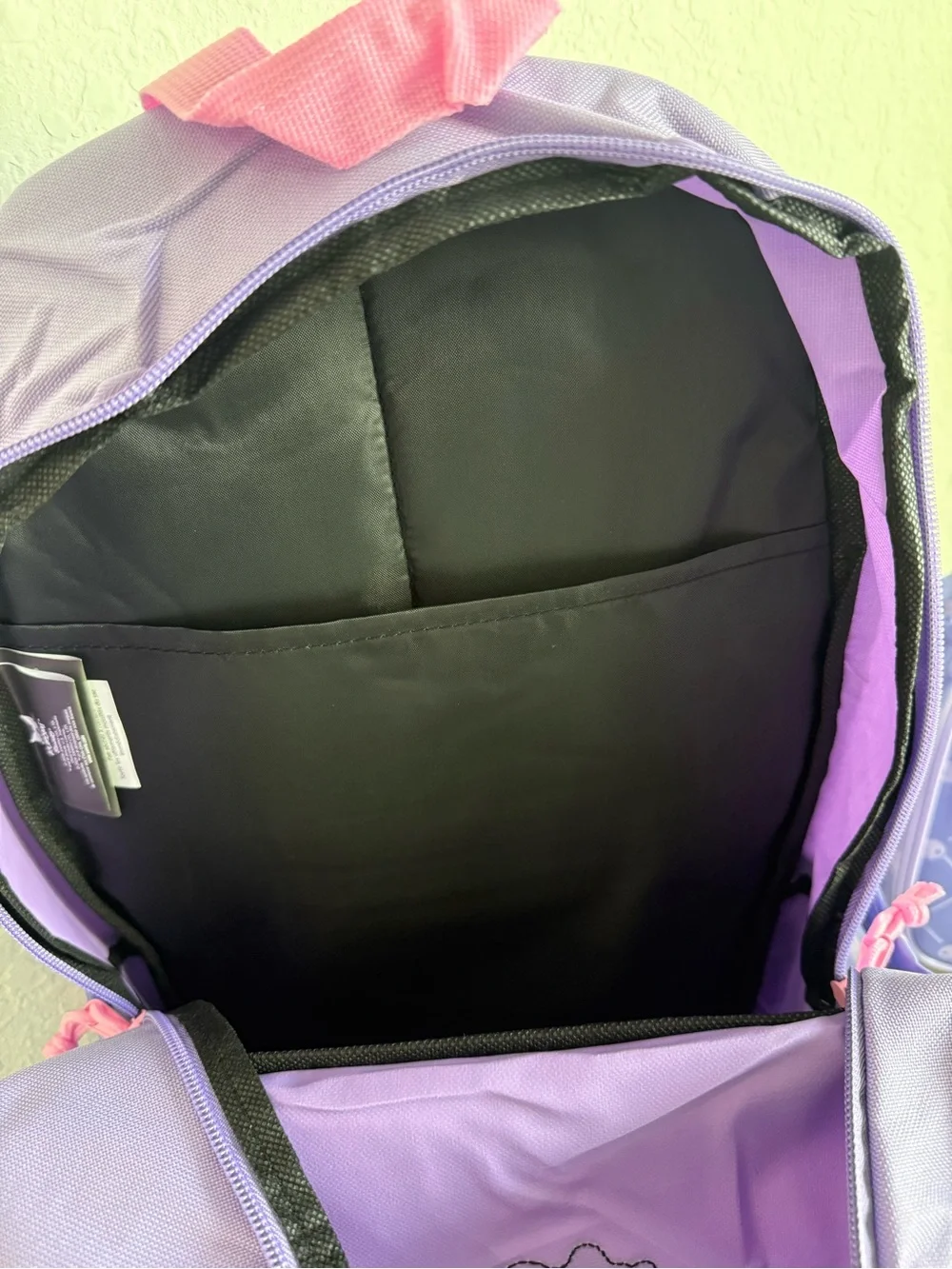 Kuromi Backpack and Matching Lunch Bag in Lavender Pink